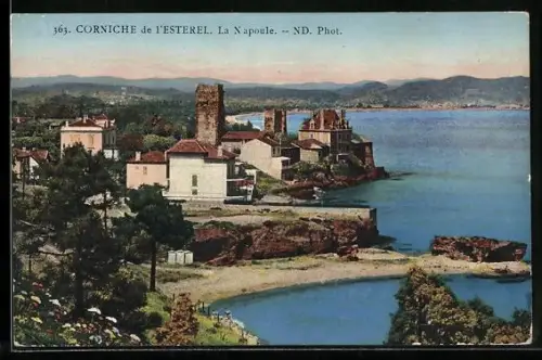 AK La Napule, Corniche de l`Esterel, Panorama