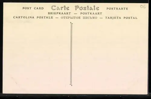 AK Castellar, Ortsansicht mit Kirche