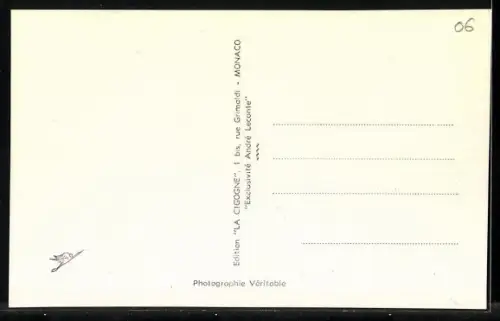 AK La Turbie, Vue générale et le Trophée d`Auguste