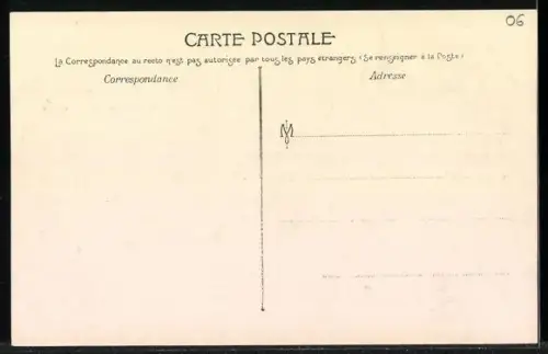 AK Vintimille /Côte d`Azur, Route de Vintimille, Vue prise du Pont Saint-Louis