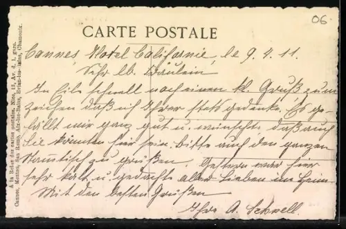 AK Cannes, Les Cours