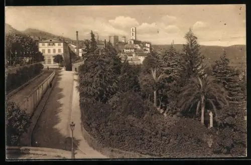 AK Grasse, Le Boulevard de la Gare et le Jardin Public