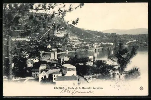 AK Théoule, Route de la Nouvelle Corniche
