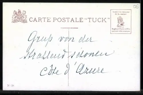 Künstler-AK Nice, Vur sur le Quai des Etats-Unis