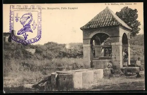 AK Cannes /A.-M., Ile Ste-Marguerite, Puits Espagnol