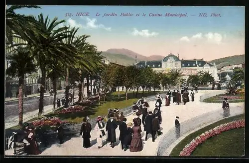 AK Nice, Le Jardin Public et le Casino Municipal