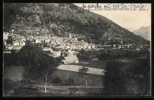 AK Saint-Martin-Vésubie, Panorama