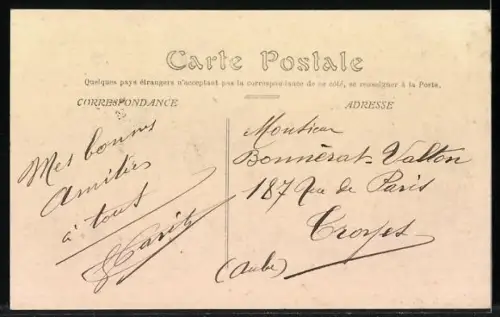 AK Nice, Rue Masséna, Strassenpartie