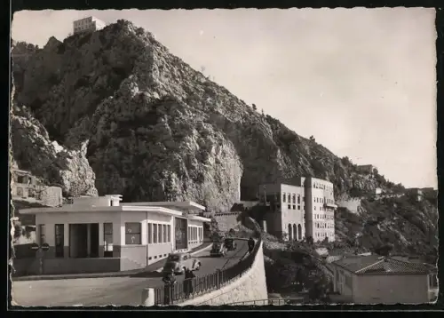 AK Menton-Caravan, Frontière Franco-Italienne