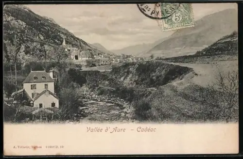 AK Cadéac, Vallée d`Aure, Panorama