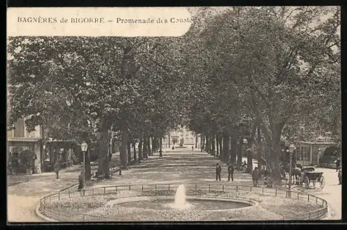 AK Bagnères-de-Bigorre, Promenade des Coustous