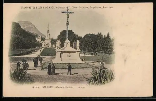 AK Lourdes, Calvaire Breton