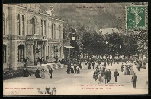 AK Cauterets, Les Hautes-Pyrénées, Établissement, Casino et Promenade des Oeufs