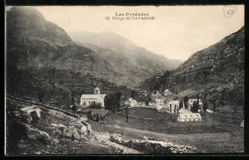 AK Gavarnie, Les Pyrénées, Le Village