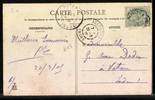 AK Bordères, Les Deux Eglises