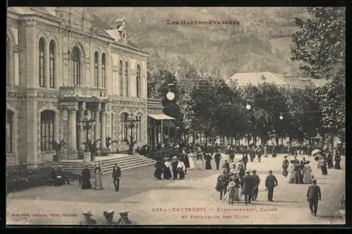 AK Cauterets, établissement, casino et promenade des Oeufs