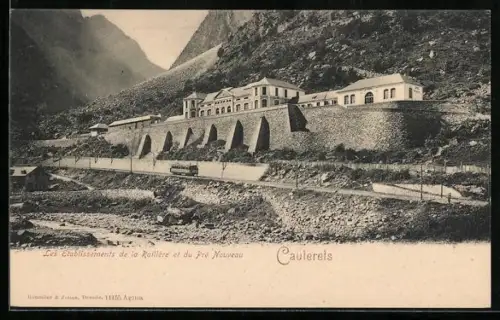 AK Cauterets, Les Etablissements de la Raillère et du Pré Nouveau
