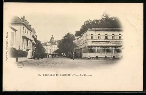 AK Bagnères-de-Bigorre, Place des Thermes