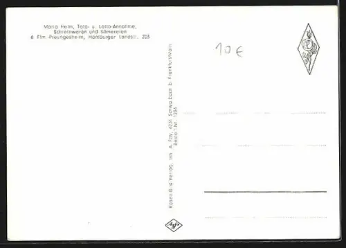 AK Frankfurt am Main-Preungesheim, vier Ansichten der neuen Siedlung