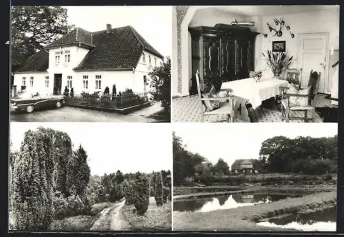 AK Behringen / Lüneburger Heide, Rosenhof, Ferien auf dem Bauernhof, Inh. H. Albers, Interieur, Exterieur und Natur
