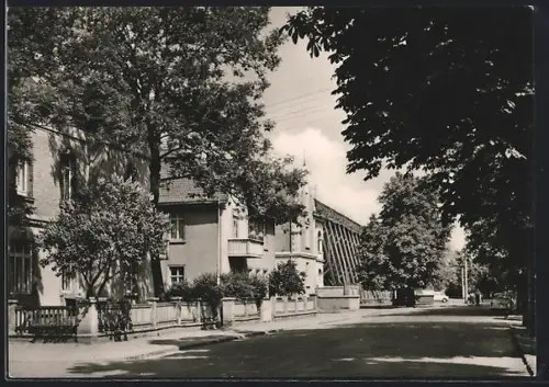 AK Bad Dürrenberg, Strassenpartie am Kurheim