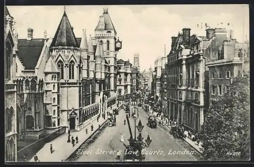AK London, Fleet Street and Law Courts
