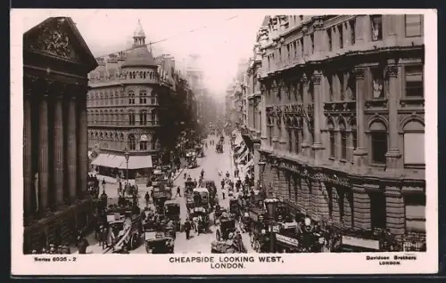 AK London, Cheapside looking west