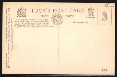 AK Windsor, Windsor Castle, Royal Mews, The Riding School