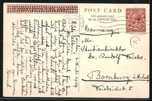 AK London, County Hall & Westminster Bridge, Strassenbahn