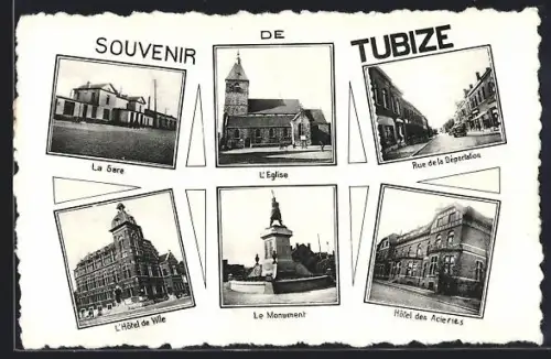 AK Tubize, Hotel des Acieries, La Gare, L`Hotel de Ville