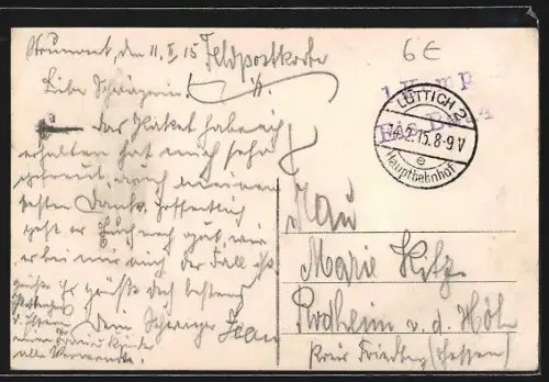 AK Anseremme, Vue panoramique du pont