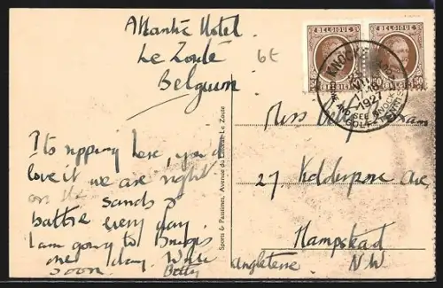 AK Knocke-Le-Zoute, Le moulin historique