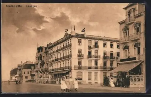 AK Knocke s/Mer, La digue