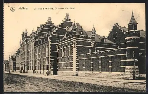 AK Malines, Caserne d`Artillerie, Chaussée de Lierre