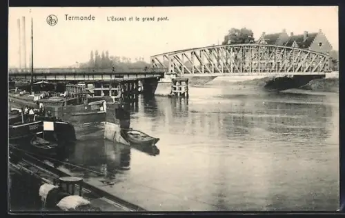 AK Termonde, L`Escaut et le grand pond