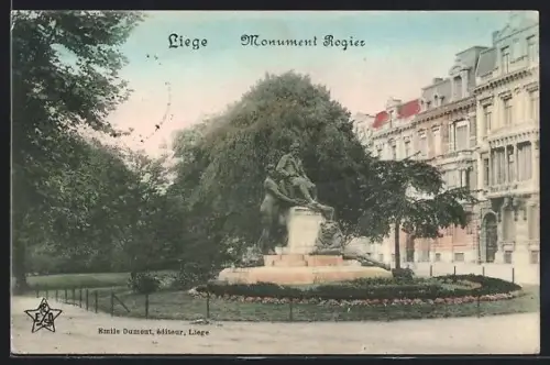AK Liege, Monument Rogier