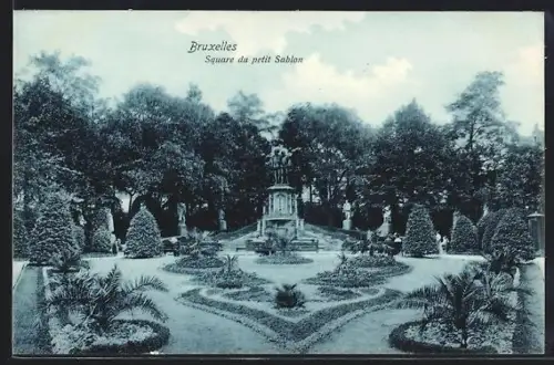 AK Bruxelles, Square du petit Sablon