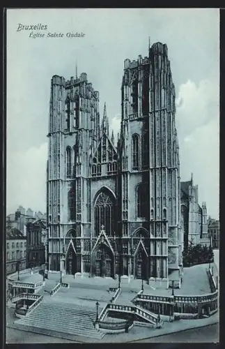 AK Bruxelles, Eglise Sainte Gudule