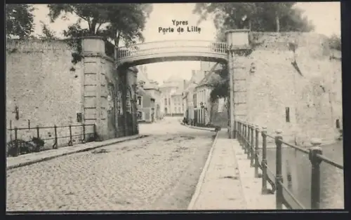 AK Ypres, Porte de Lille