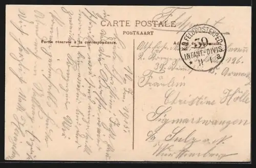 AK Menin, Rue de Lille