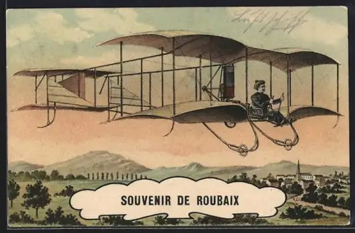 AK Roubaix, Souvenir de Roubaix, Avion