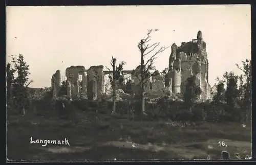 AK Langemark, Zerstörte Kirche