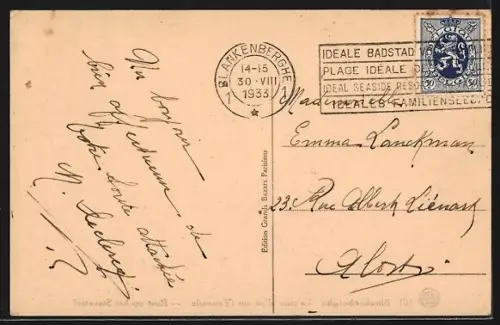 AK Blankenberghe, La cure d`air sur l`Estacade