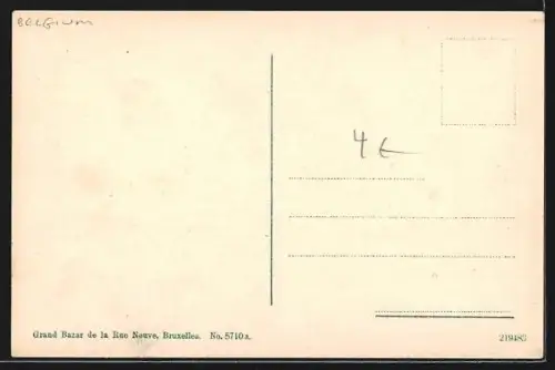 AK Bruxelles, Boulevard Anspach et le Grand Hôtel