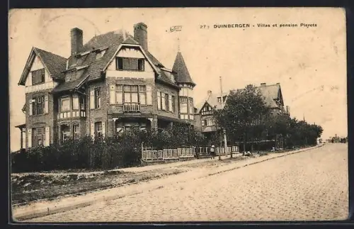 AK Duinbergen, Villas e pension Pierets