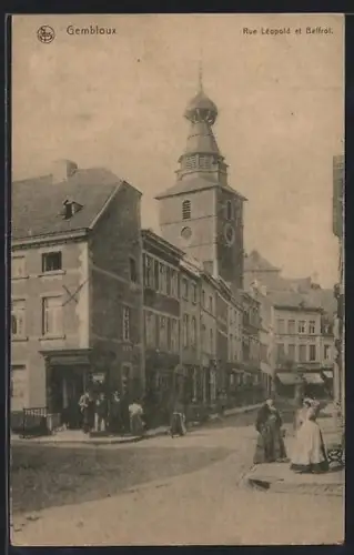 AK Gembloux, Rue Léopold et Beffroi