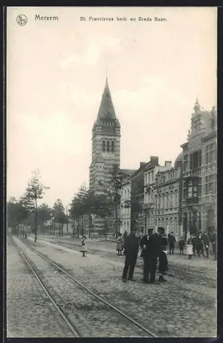 AK Merxem, St. Franciscus kerk en Breda Baan