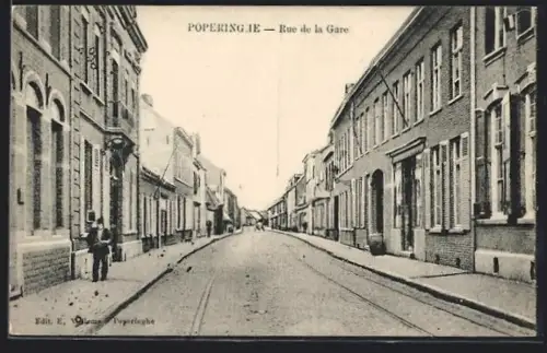 AK Poperinghe, Rue de la Gare