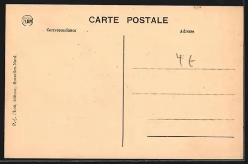 AK Ypres, Rue de Menin