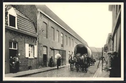 AK Kortrijk, La livraison du lin, Flax